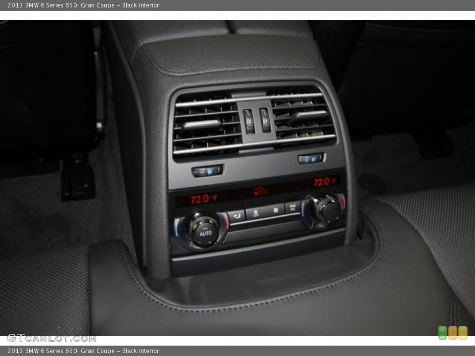 Black Interior Controls for the 2013 BMW 6 Series 650i Gran Coupe #74927556