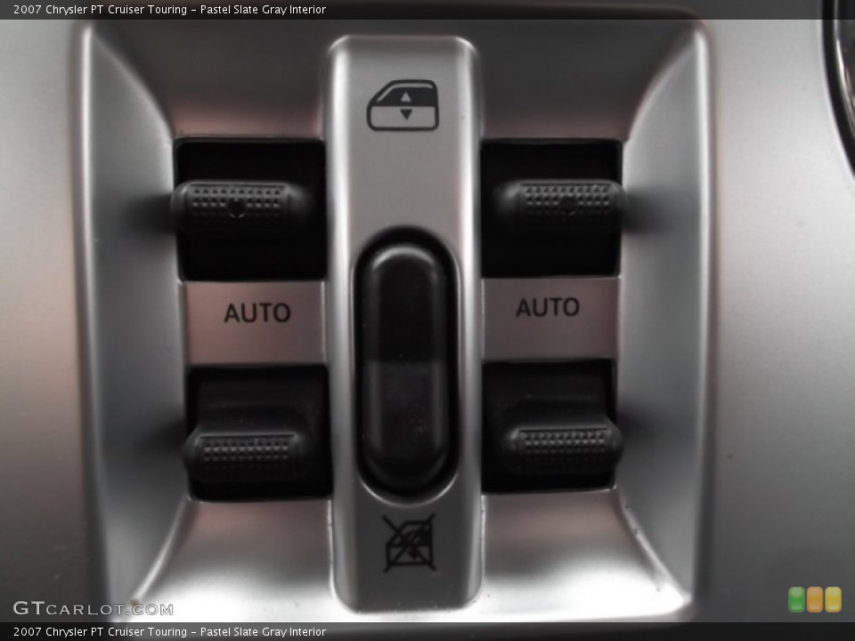 Pastel Slate Gray Interior Controls for the 2007 Chrysler PT Cruiser Touring #74928460