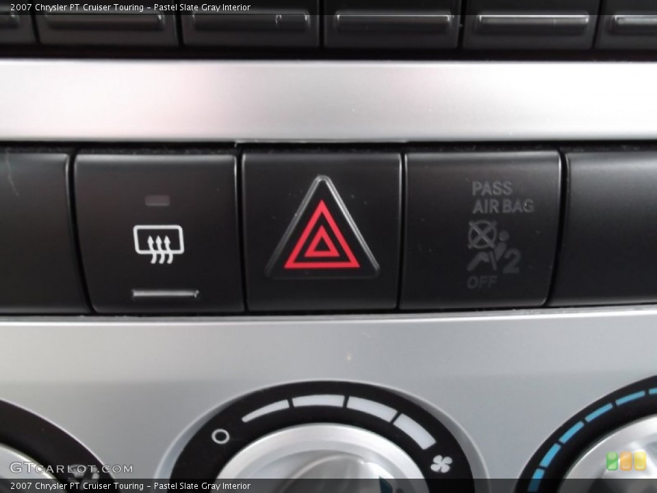 Pastel Slate Gray Interior Controls for the 2007 Chrysler PT Cruiser Touring #74928487