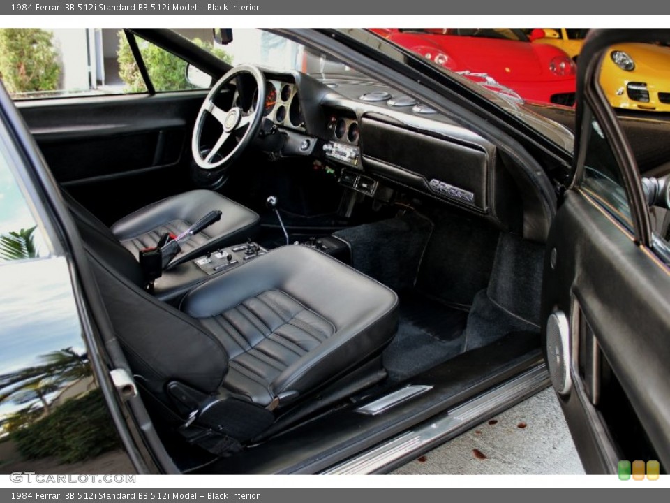 Black Interior Photo for the 1984 Ferrari BB 512i  #74928925