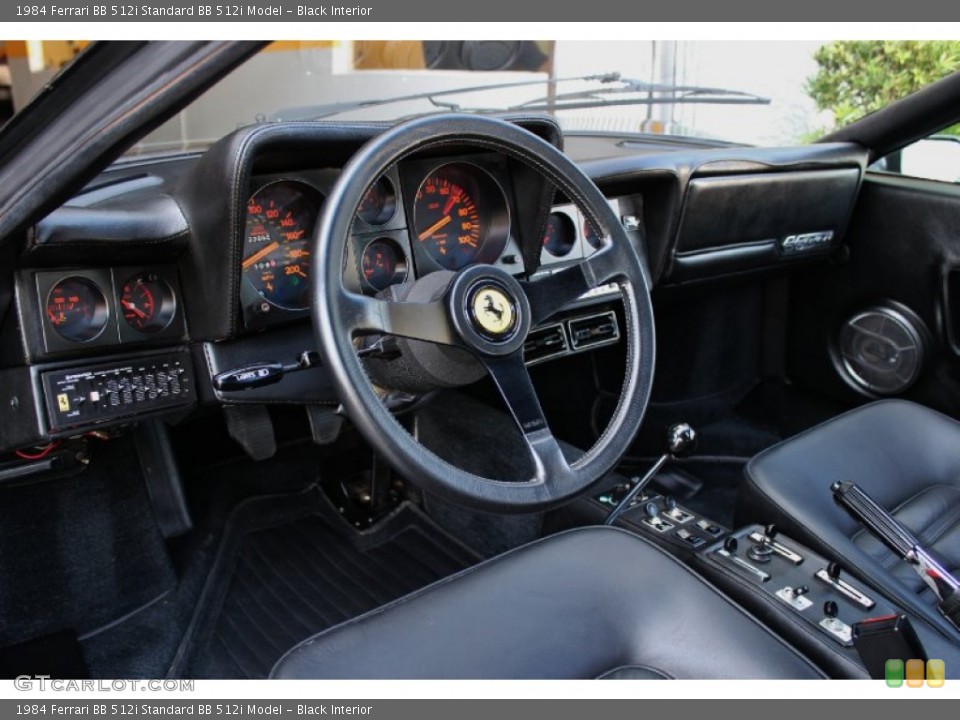 Black Interior Prime Interior for the 1984 Ferrari BB 512i  #74928970