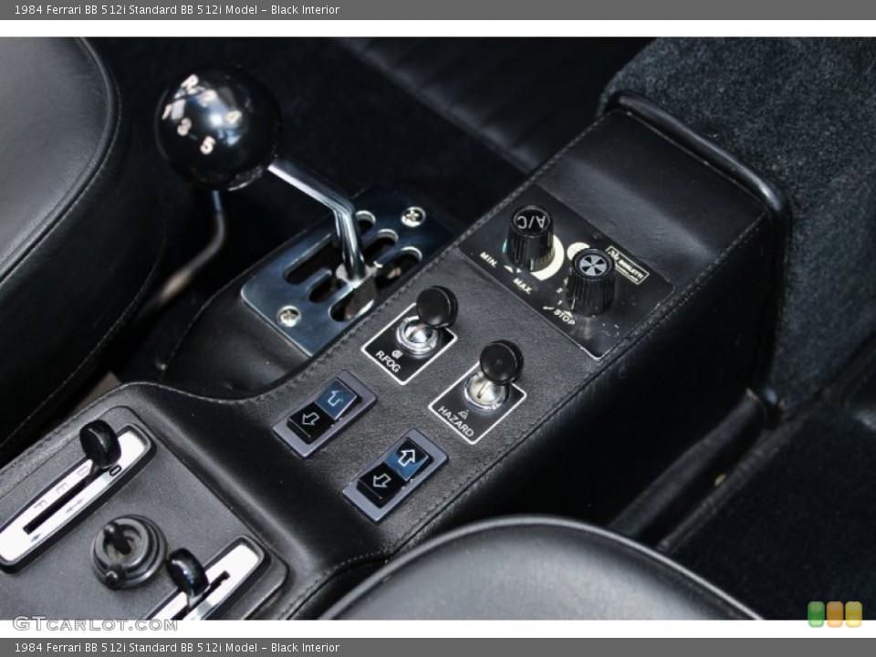 Black Interior Transmission for the 1984 Ferrari BB 512i  #74929117