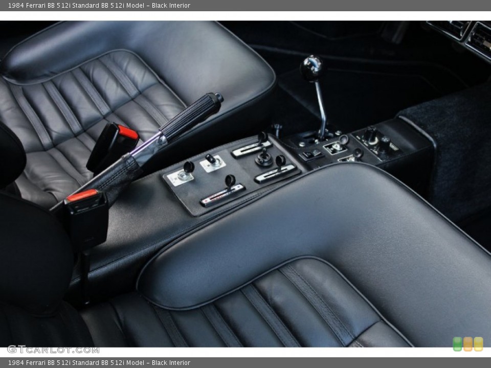 Black Interior Photo for the 1984 Ferrari BB 512i  #74929143