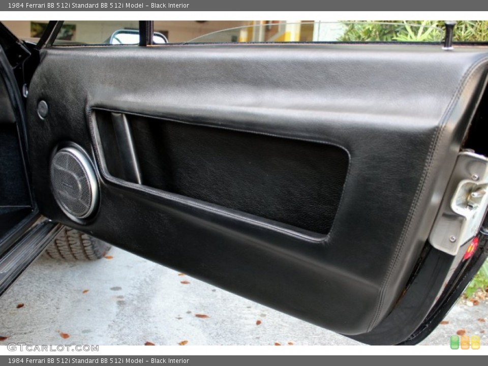 Black Interior Door Panel for the 1984 Ferrari BB 512i  #74929203