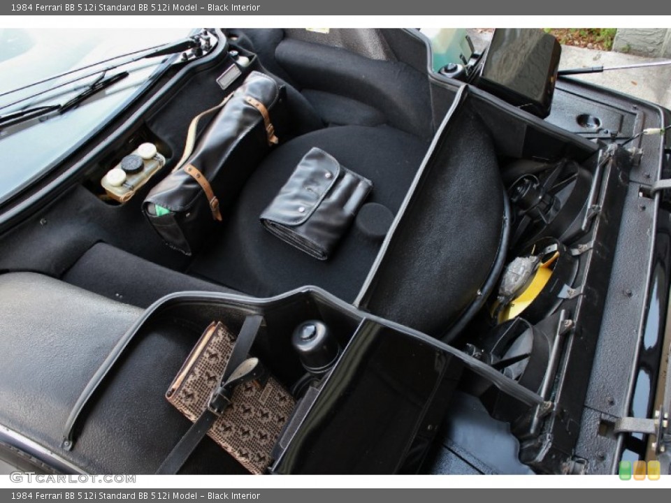Black Interior Trunk for the 1984 Ferrari BB 512i  #74929243