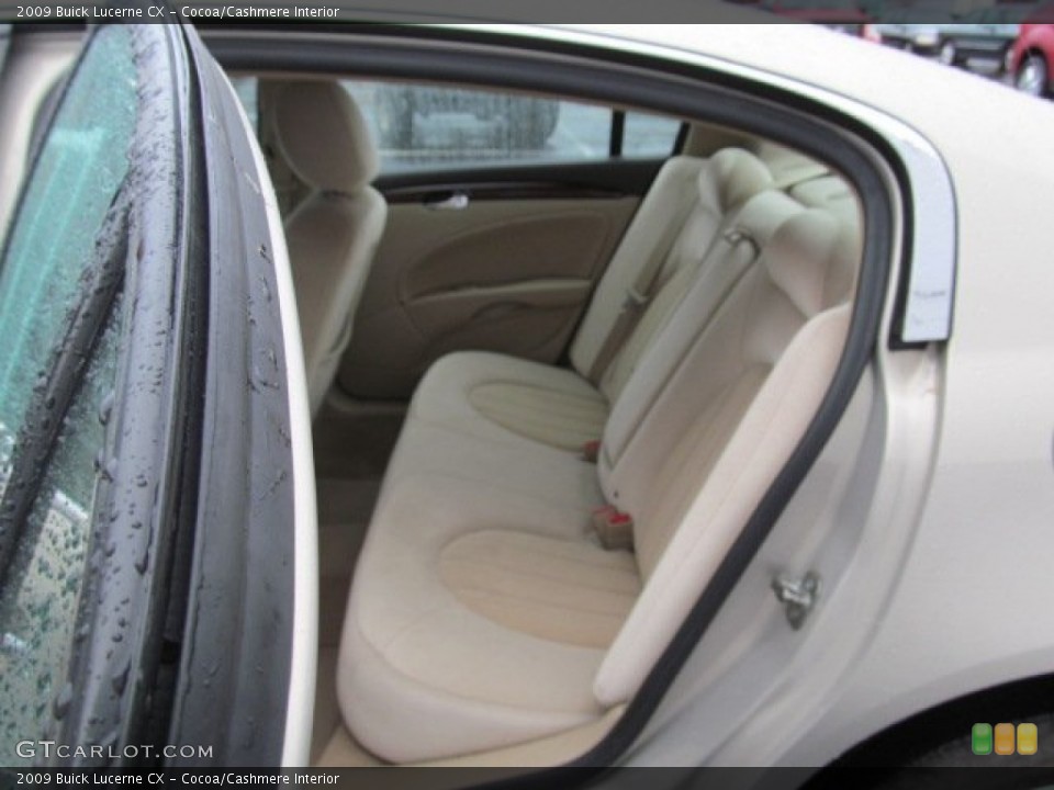 Cocoa/Cashmere Interior Rear Seat for the 2009 Buick Lucerne CX #74931441