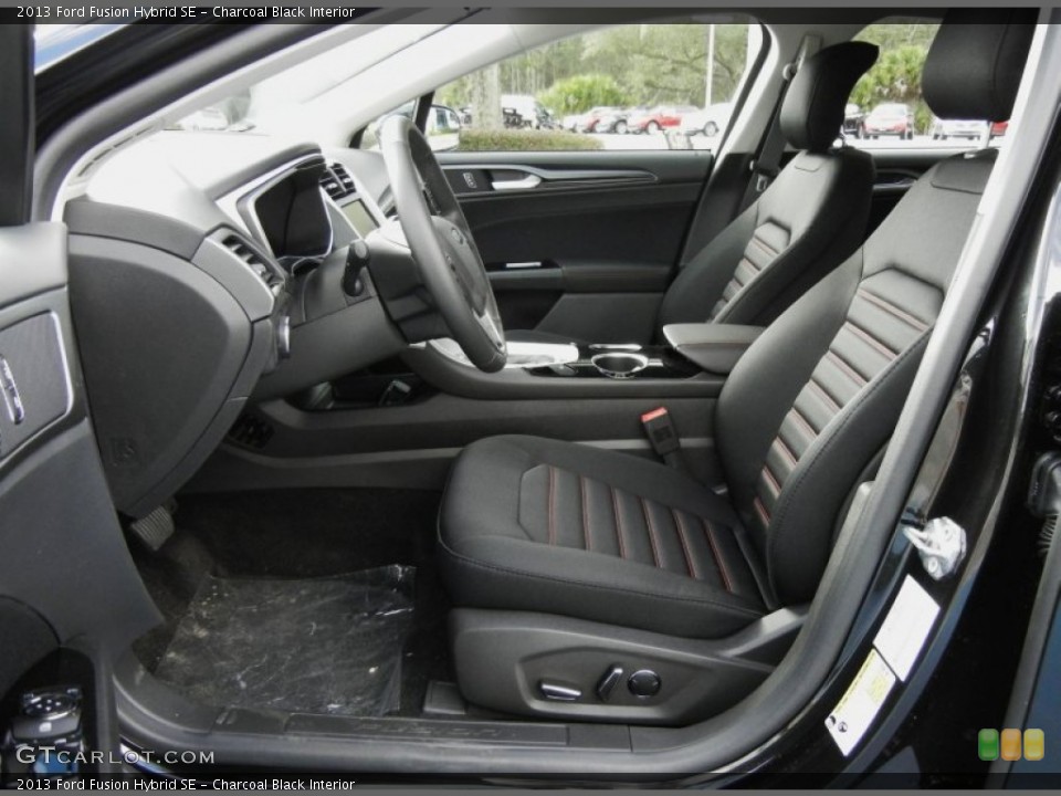 Charcoal Black Interior Photo for the 2013 Ford Fusion Hybrid SE #74932609