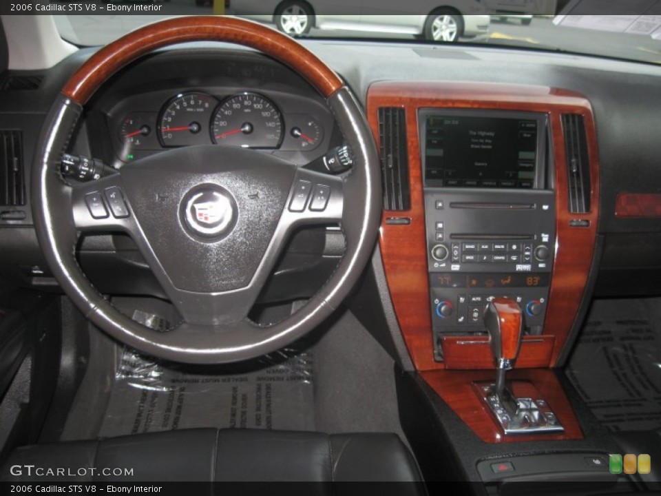 Ebony Interior Dashboard for the 2006 Cadillac STS V8 #74933227