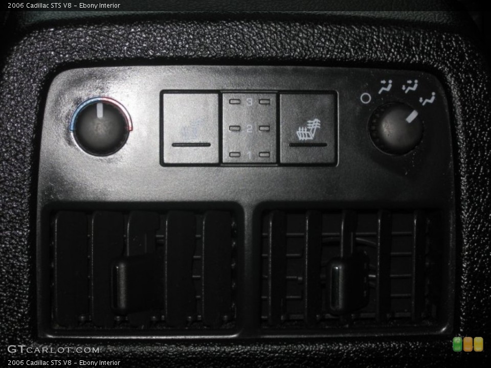 Ebony Interior Controls for the 2006 Cadillac STS V8 #74933248