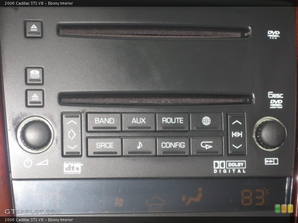 Ebony Interior Controls for the 2006 Cadillac STS V8 #74933314