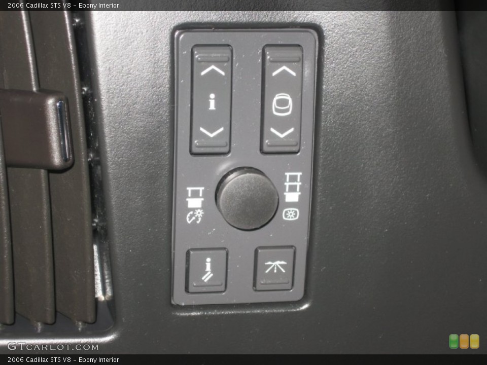 Ebony Interior Controls for the 2006 Cadillac STS V8 #74933386