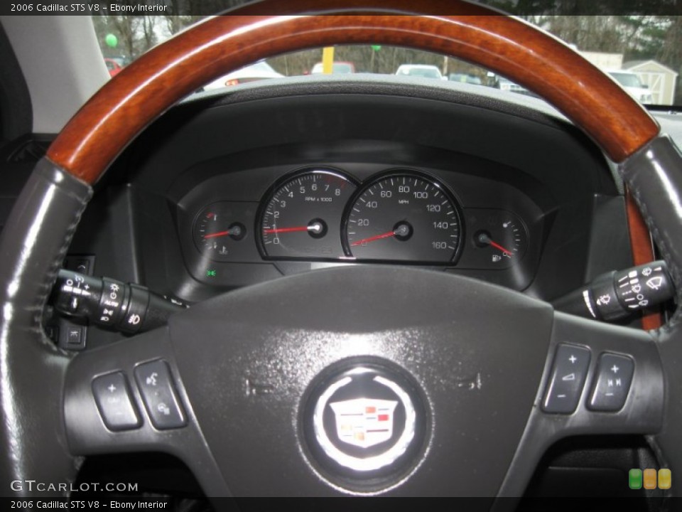 Ebony Interior Steering Wheel for the 2006 Cadillac STS V8 #74933422