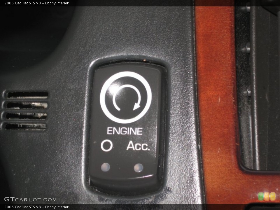 Ebony Interior Controls for the 2006 Cadillac STS V8 #74933479
