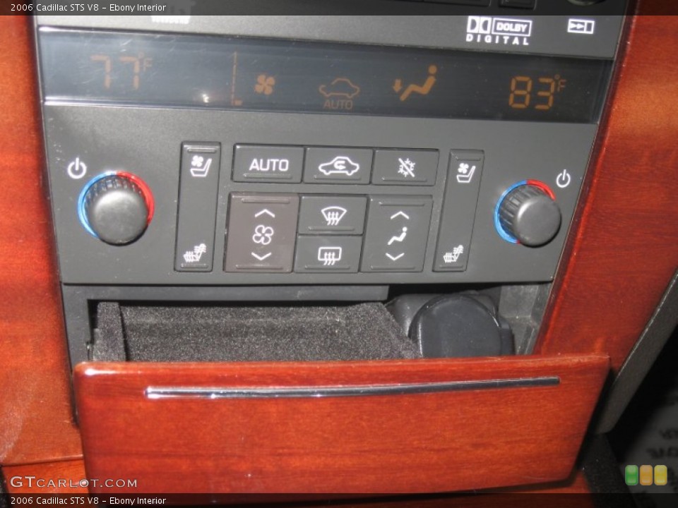 Ebony Interior Controls for the 2006 Cadillac STS V8 #74933500