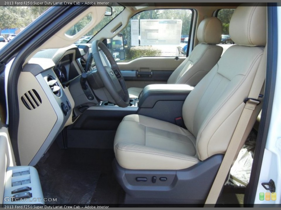 Adobe Interior Photo for the 2013 Ford F250 Super Duty Lariat Crew Cab #74934022