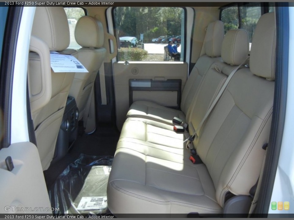Adobe Interior Rear Seat for the 2013 Ford F250 Super Duty Lariat Crew Cab #74934042