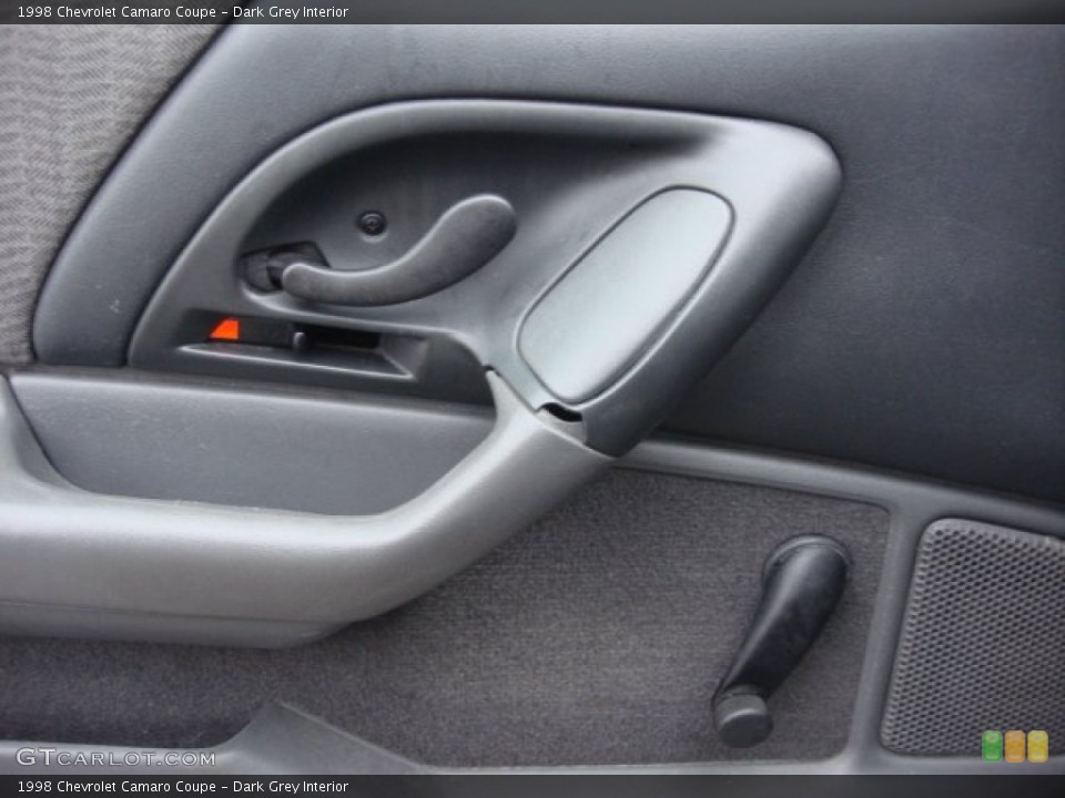 Dark Grey Interior Controls for the 1998 Chevrolet Camaro Coupe #74935783