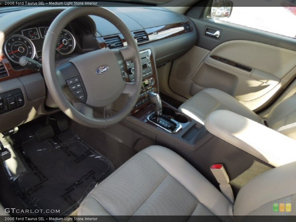 Medium Light Stone 2008 Ford Taurus Interiors