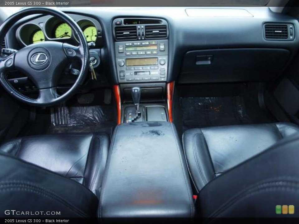 Black Interior Dashboard for the 2005 Lexus GS 300 #74939812