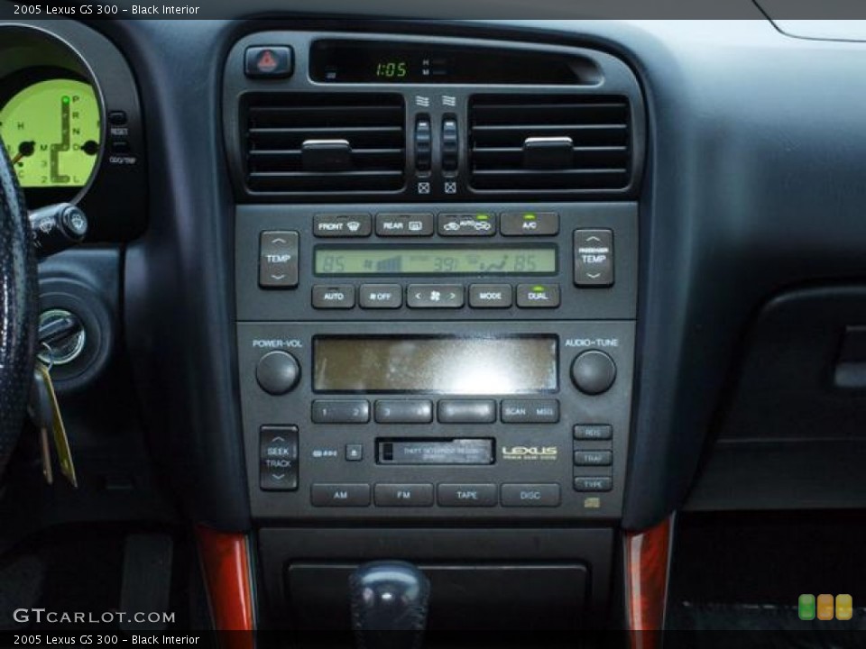 Black Interior Controls for the 2005 Lexus GS 300 #74939845