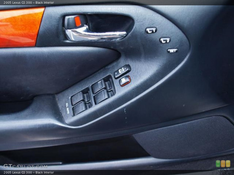 Black Interior Controls for the 2005 Lexus GS 300 #74939887