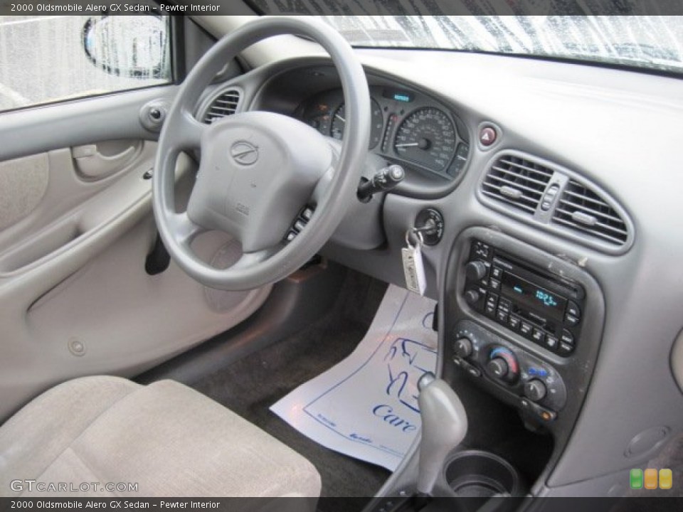 Pewter Interior Photo for the 2000 Oldsmobile Alero GX Sedan #74943091
