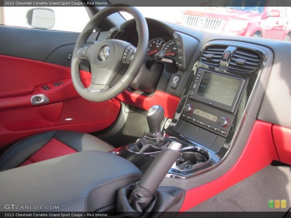 Red Interior Photo for the 2013 Chevrolet Corvette Grand Sport Coupe #74943757
