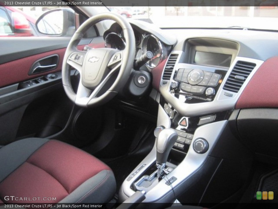 Jet Black/Sport Red Interior Dashboard for the 2013 Chevrolet Cruze LT/RS #74943895