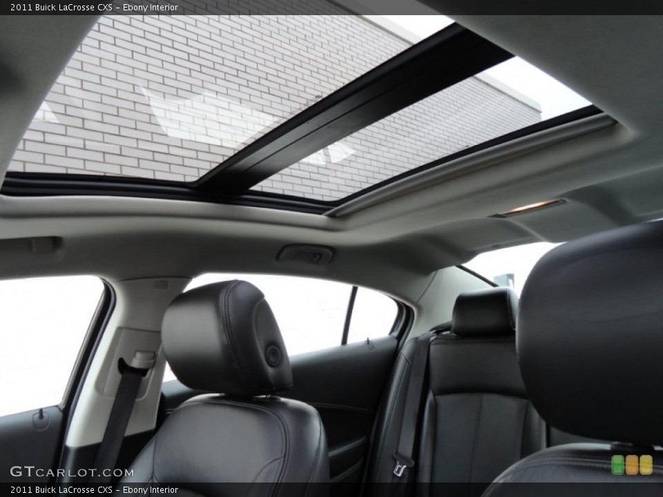 Ebony Interior Sunroof for the 2011 Buick LaCrosse CXS #74947161