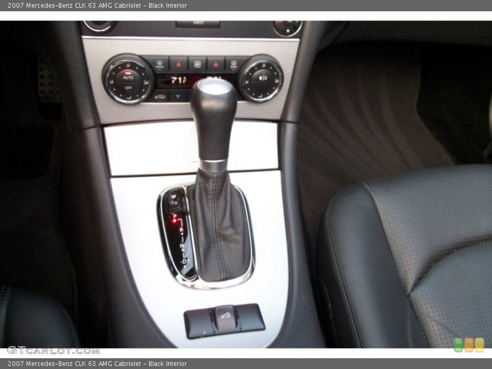 Black Interior Transmission for the 2007 Mercedes-Benz CLK 63 AMG Cabriolet #74947668