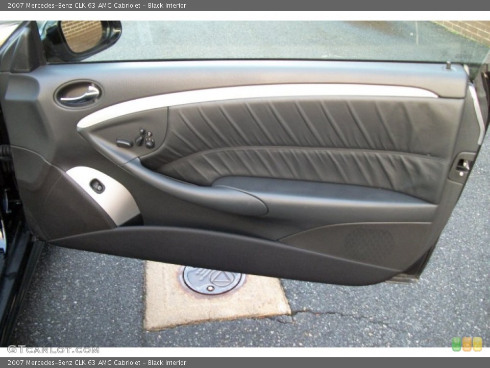Black Interior Door Panel for the 2007 Mercedes-Benz CLK 63 AMG Cabriolet #74947744