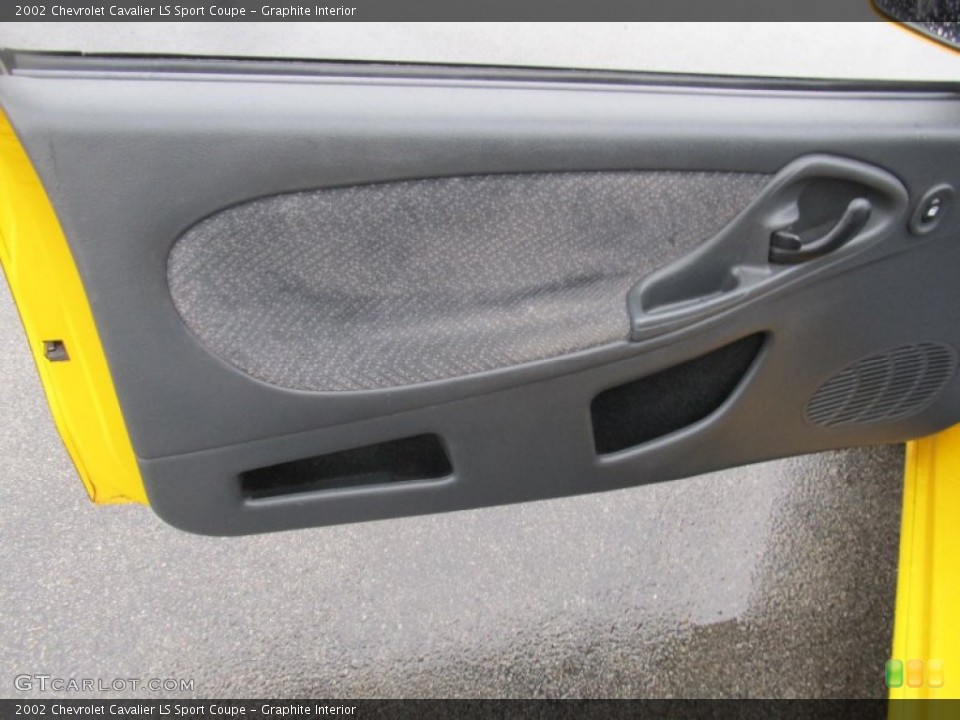 Graphite Interior Door Panel for the 2002 Chevrolet Cavalier LS Sport Coupe #74948341