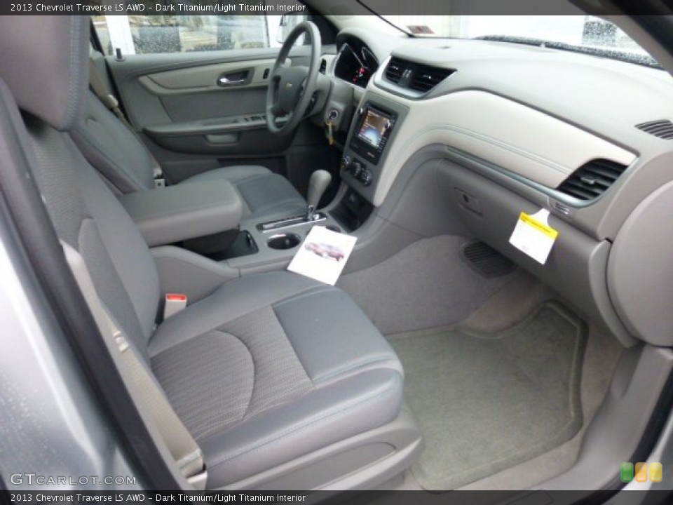 Dark Titanium/Light Titanium Interior Front Seat for the 2013 Chevrolet Traverse LS AWD #74952926