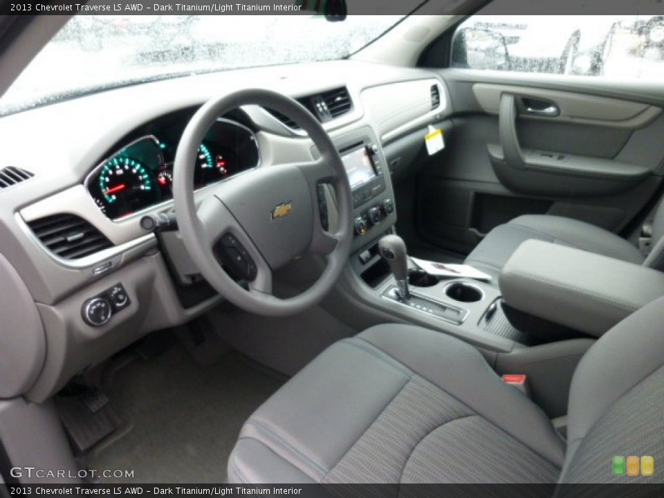 Dark Titanium/Light Titanium Interior Photo for the 2013 Chevrolet Traverse LS AWD #74953024