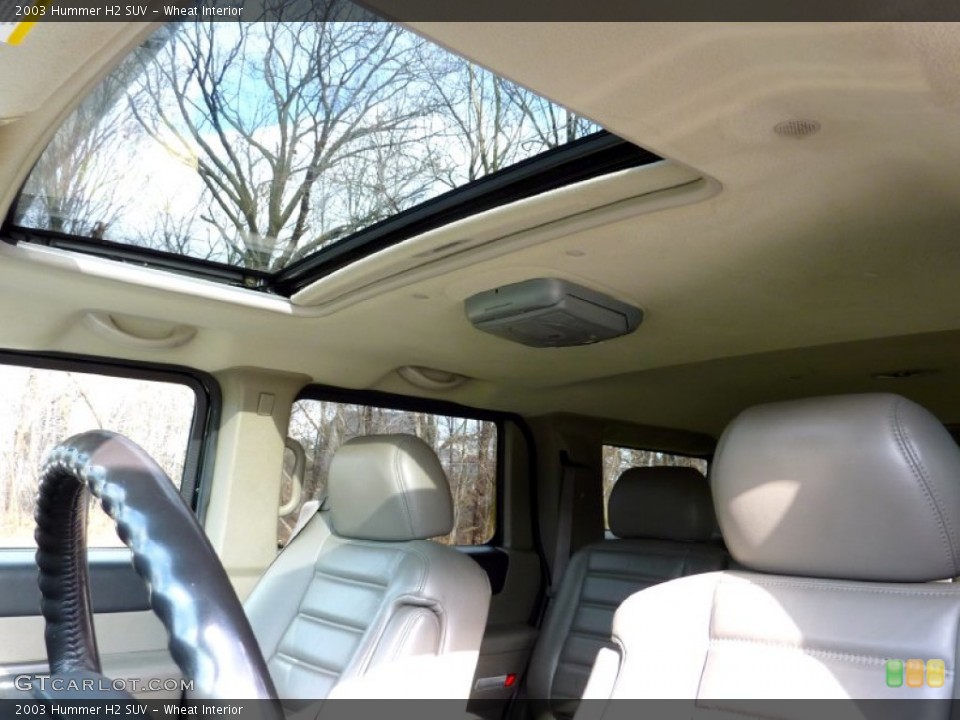 Wheat Interior Sunroof for the 2003 Hummer H2 SUV #74953097