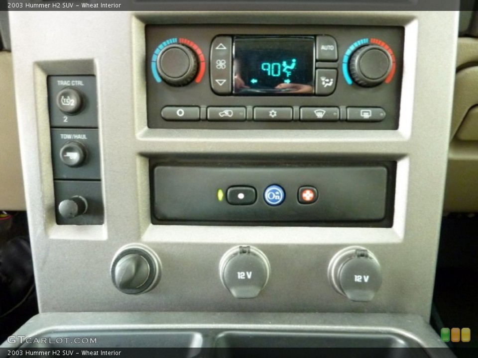 Wheat Interior Controls for the 2003 Hummer H2 SUV #74953210
