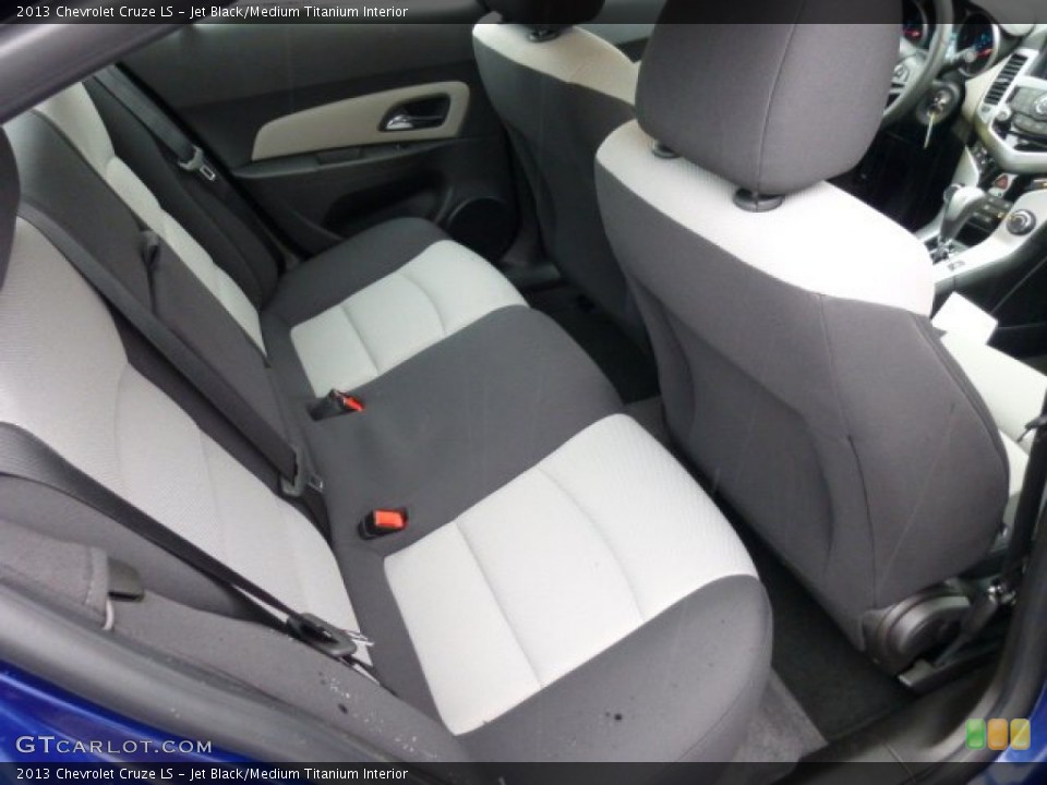 Jet Black/Medium Titanium Interior Rear Seat for the 2013 Chevrolet Cruze LS #74954671
