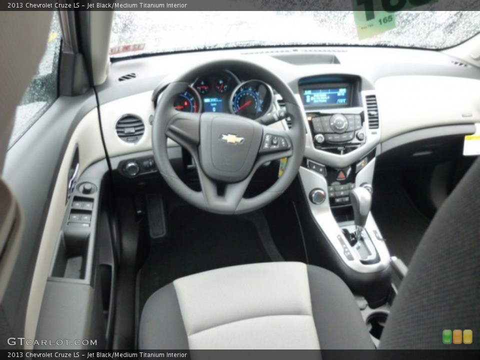 Jet Black/Medium Titanium Interior Dashboard for the 2013 Chevrolet Cruze LS #74954705