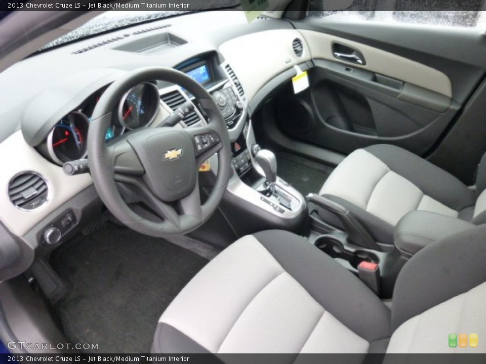 Jet Black/Medium Titanium Interior Prime Interior for the 2013 Chevrolet Cruze LS #74954743