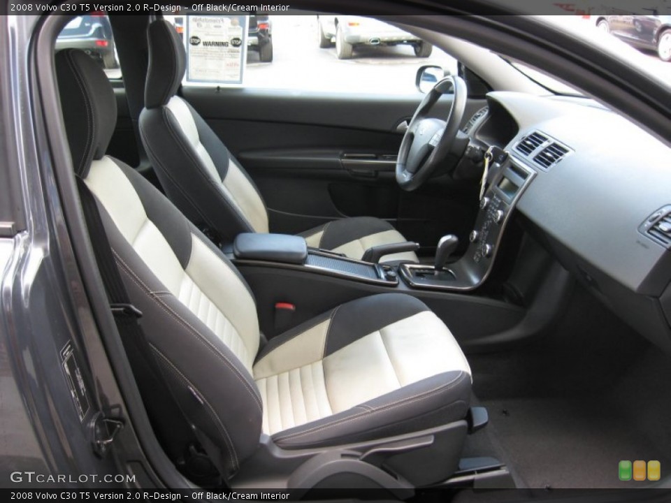 Off Black/Cream Interior Photo for the 2008 Volvo C30 T5 Version 2.0 R-Design #74955445