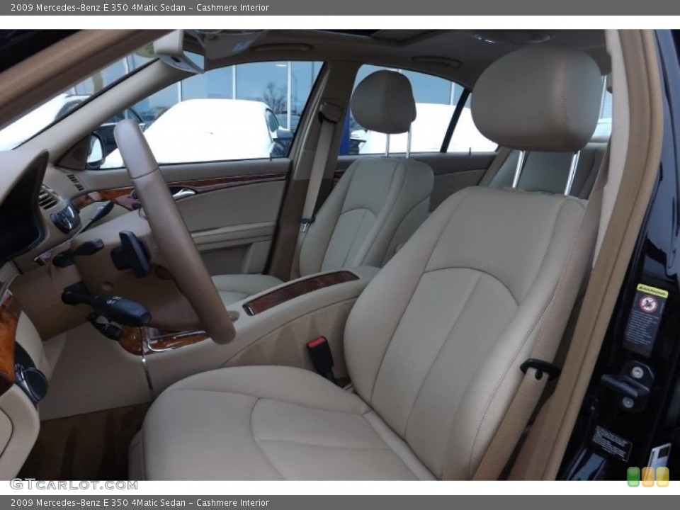 Cashmere Interior Front Seat for the 2009 Mercedes-Benz E 350 4Matic Sedan #74955666