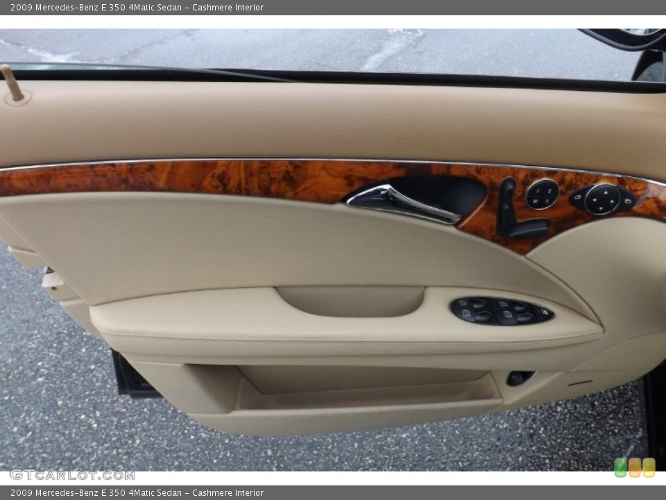Cashmere Interior Door Panel for the 2009 Mercedes-Benz E 350 4Matic Sedan #74955690