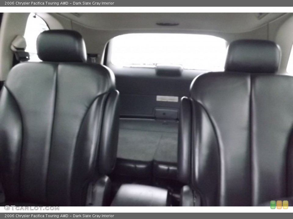 Dark Slate Gray Interior Rear Seat for the 2006 Chrysler Pacifica Touring AWD #74956390