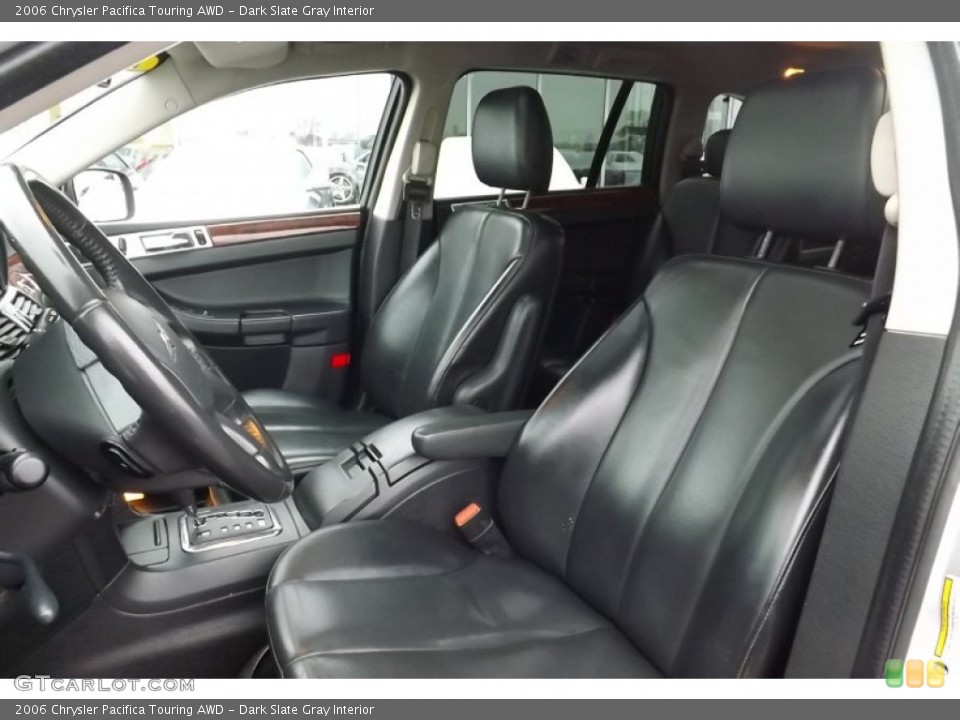 Dark Slate Gray Interior Front Seat for the 2006 Chrysler Pacifica Touring AWD #74956420