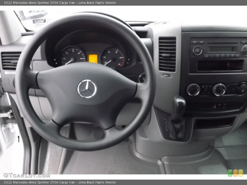 Lima Black Fabric Interior Dashboard for the 2012 Mercedes-Benz Sprinter 2500 Cargo Van #74956648