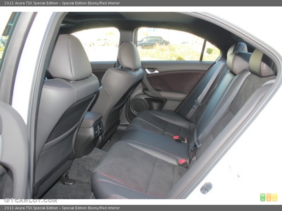 Special Edition Ebony/Red Interior Rear Seat for the 2013 Acura TSX Special Edition #74956802