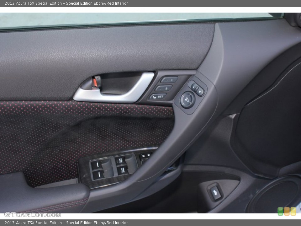 Special Edition Ebony/Red Interior Controls for the 2013 Acura TSX Special Edition #74957002
