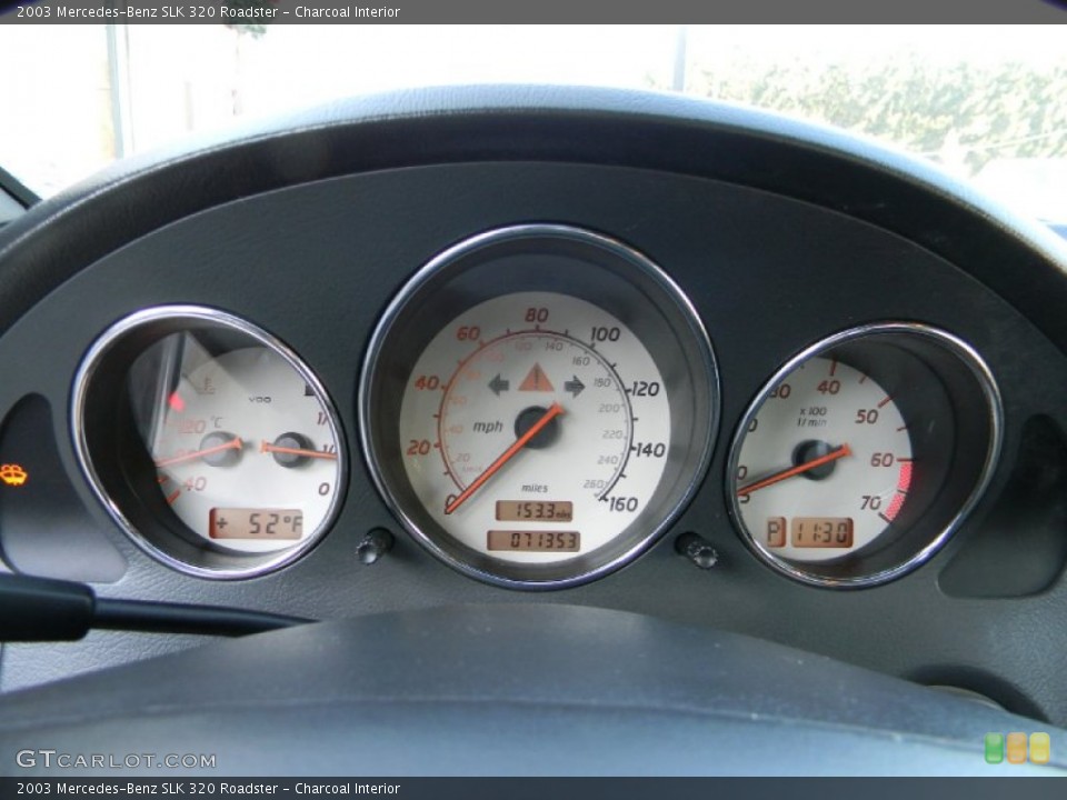Charcoal Interior Gauges for the 2003 Mercedes-Benz SLK 320 Roadster #74958302