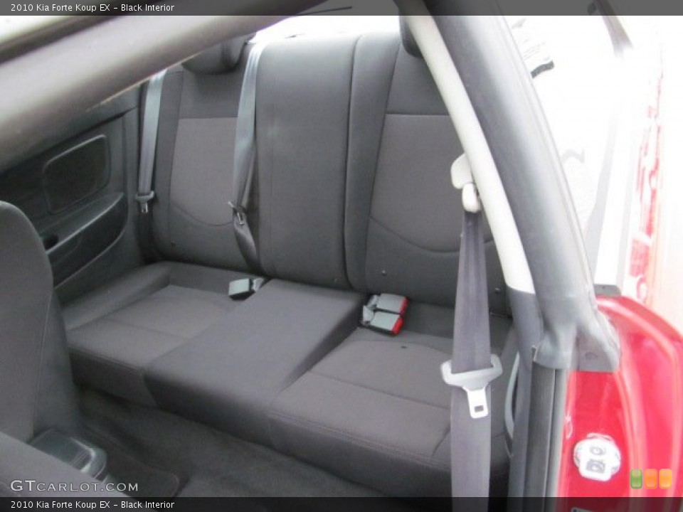Black Interior Rear Seat for the 2010 Kia Forte Koup EX #74958364