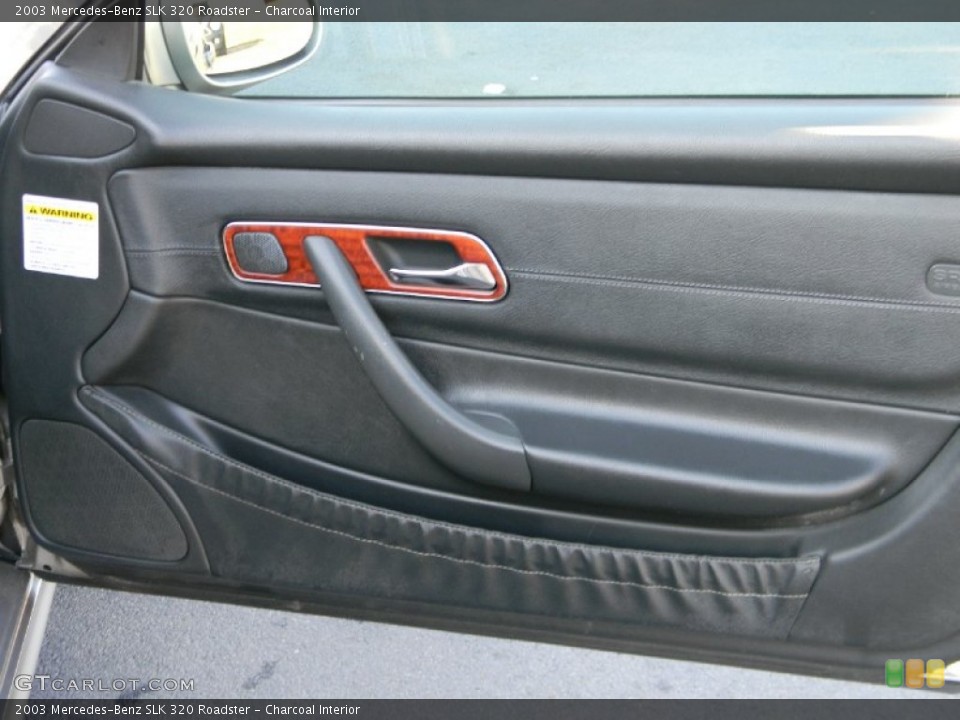 Charcoal Interior Door Panel for the 2003 Mercedes-Benz SLK 320 Roadster #74958430